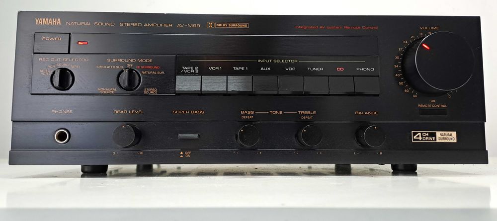 Yamaha AV M 99 muzica stereo 4 CH vintage preu Japan