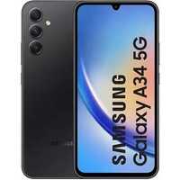 Vând Samsung A34 5G, 128 GB, negru, nou. Livrare fizica.