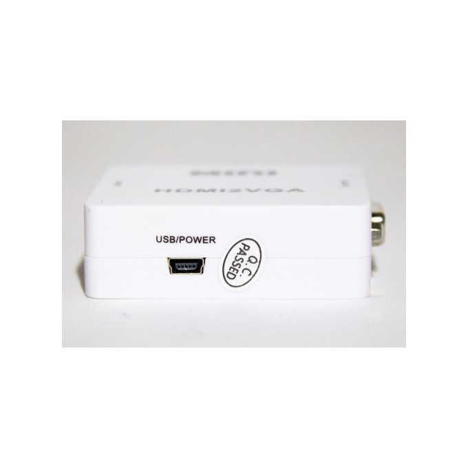 Переходник с HDMI на VGA + аудио с дополнительным питанием