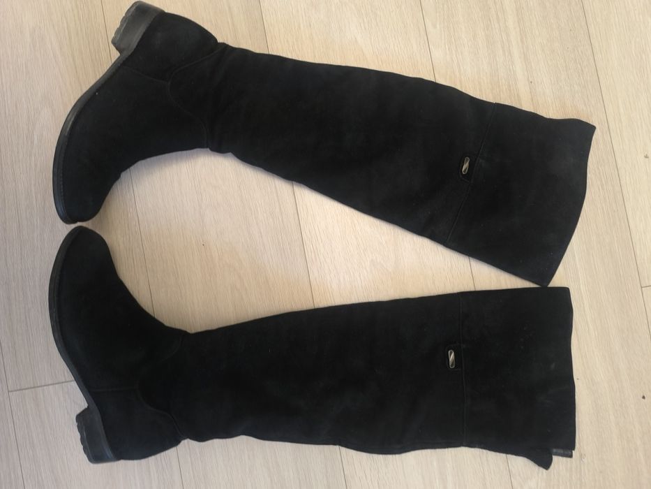 Сапоги зима , замша нат.женские р.38 (Verona)/ботфорты