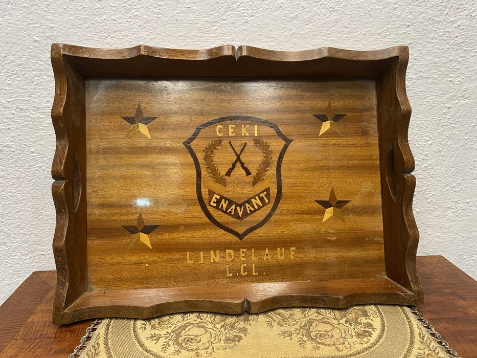 Френски ловен поднос от дъб