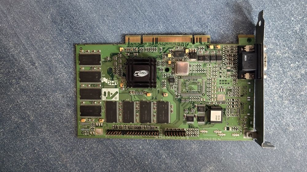 Placa video retro ATI Rage 128 GL PCI 16 MB