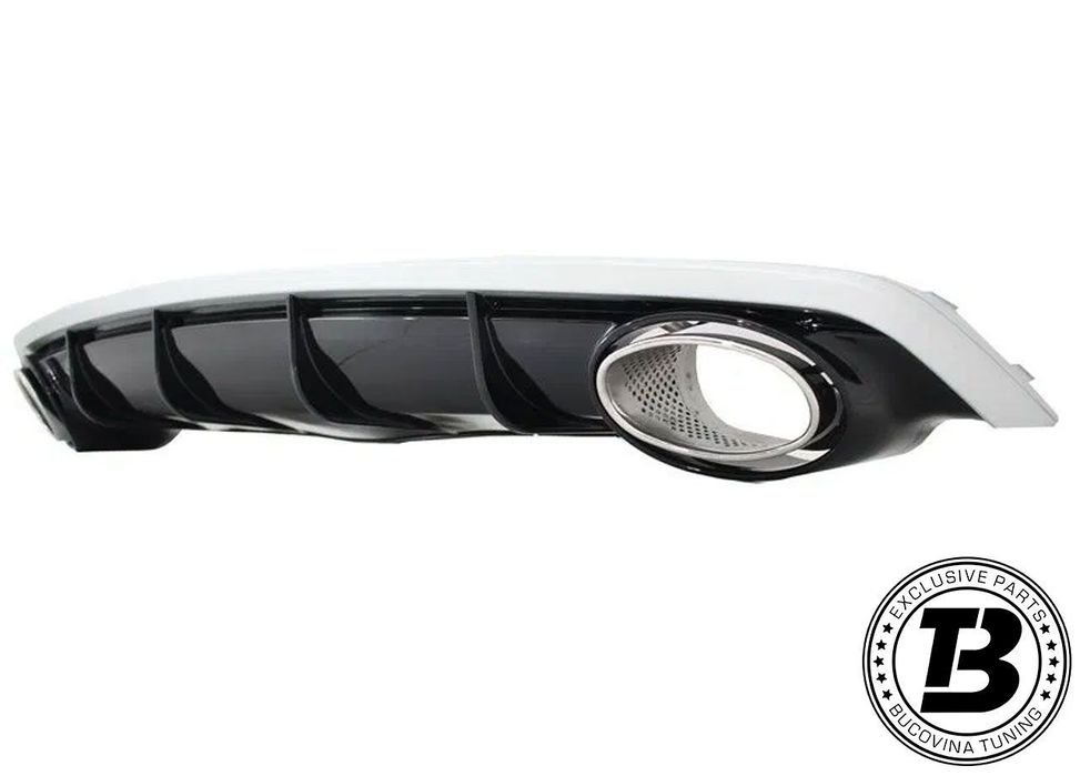 Difuzor Bara Spate cu Ornamente compatibil cu Audi A7 Facelift RS7 Design