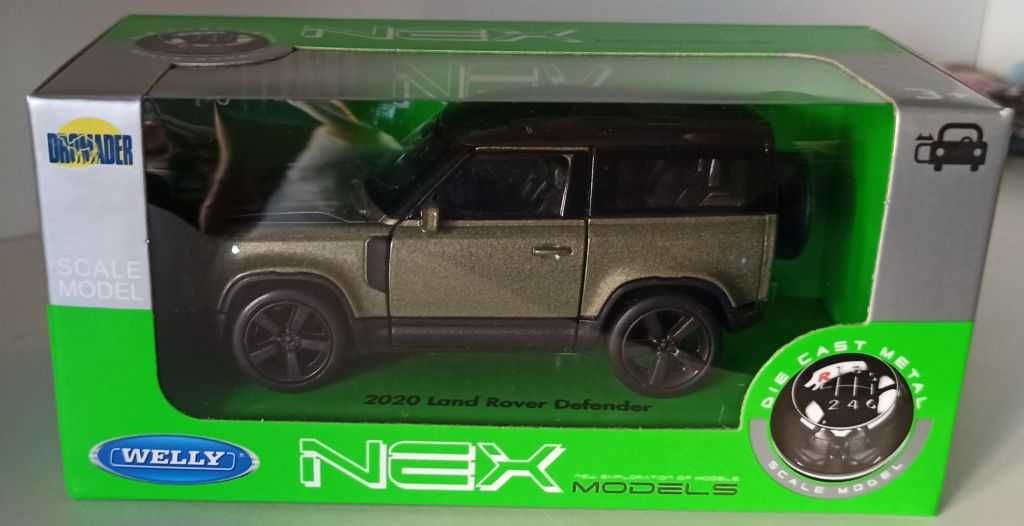 Macheta Land Rover Defender 2020 maro - Welly 1/36