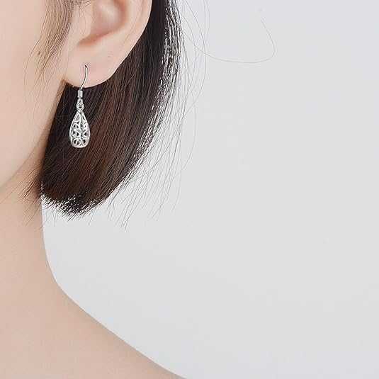серьги женские модные серебро стерлинг