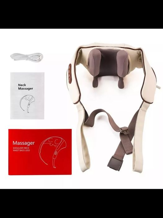 Массажер для шеи, ног, спины, плеч и тела электрический беспроводная