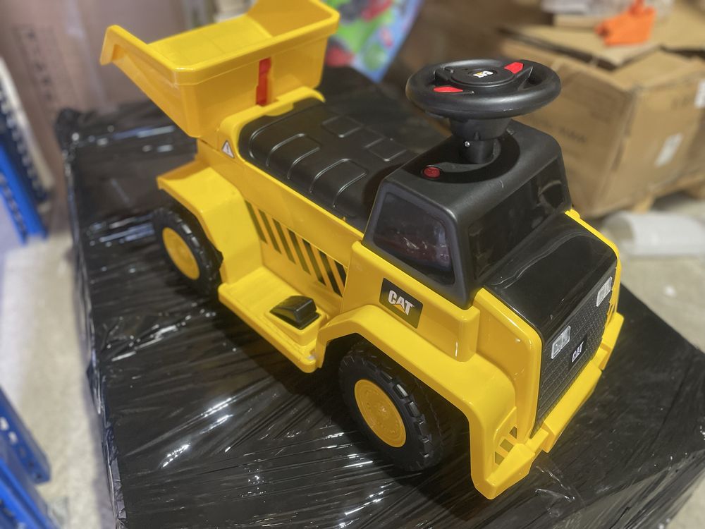 Camion electric copii Caterpillar H4 Yellow 35W CAT lumini led