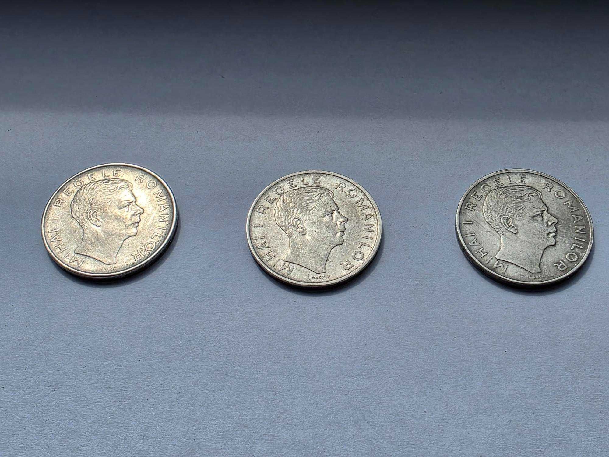 Monede colectie Romania 100 lei 1943 1944 / Mihai I Regele Romanilor