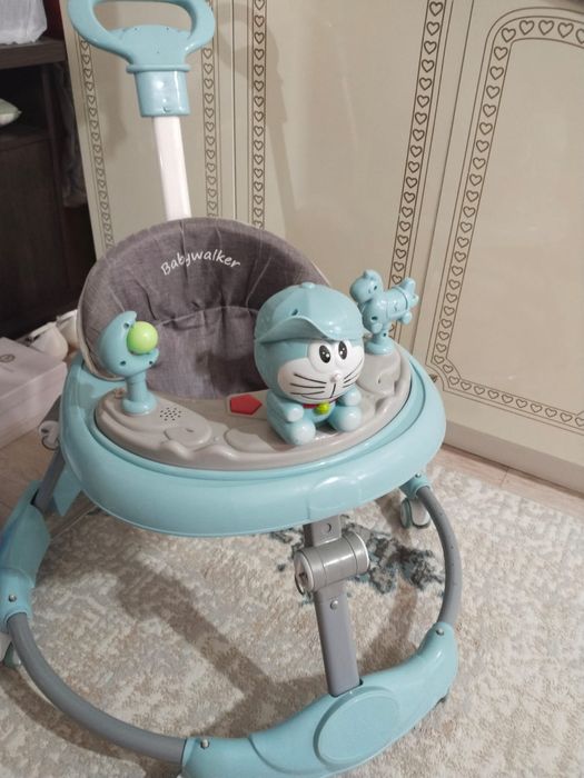 Классические ходунки, синий-серый