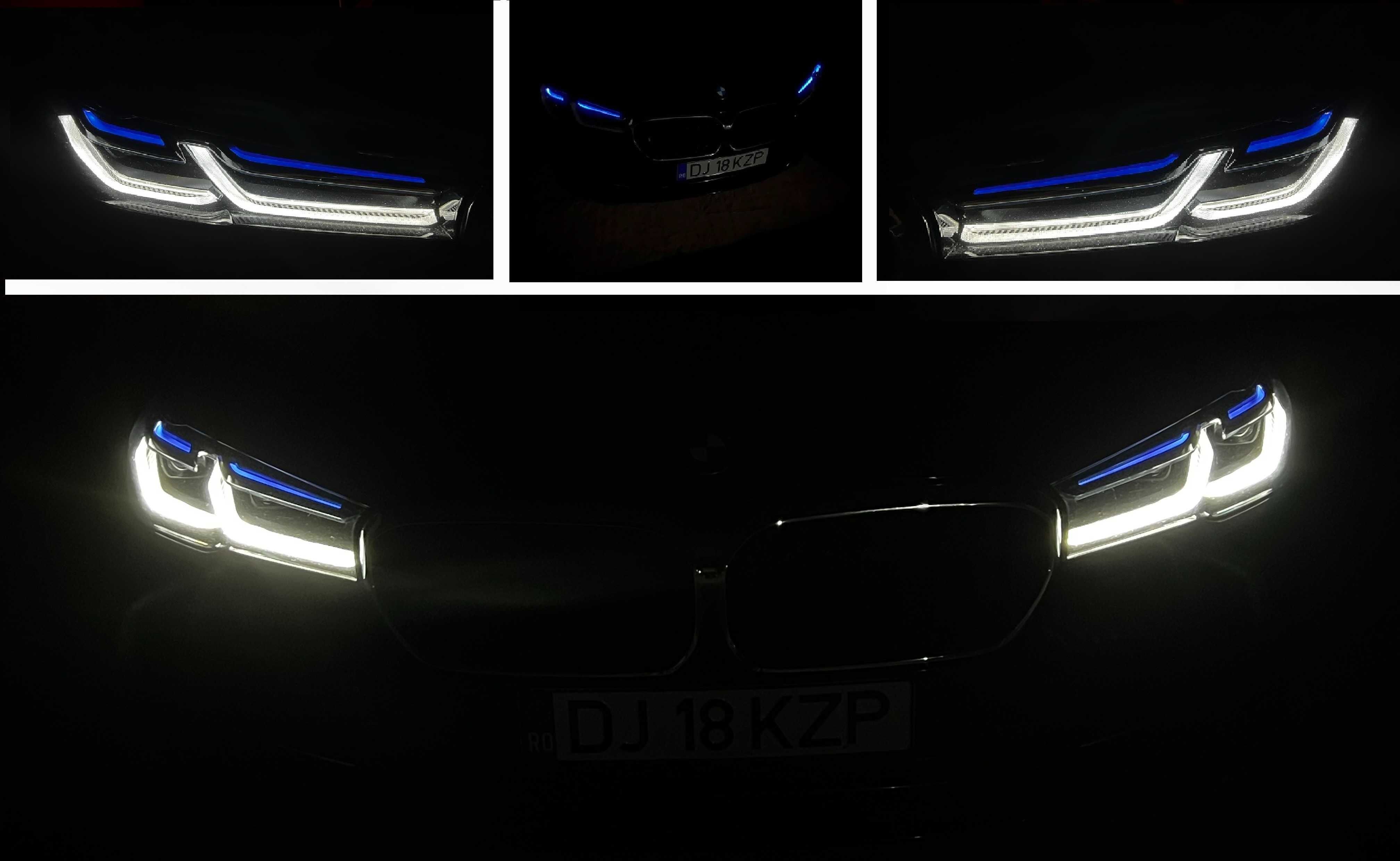 BMW Seria 5 G30 2022 FaceLift Faruri LASER 130.000 KM Interior ALB