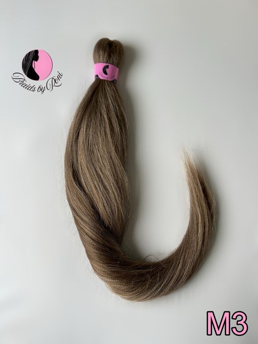 100% Канекалон, висококачествен материал за плитки