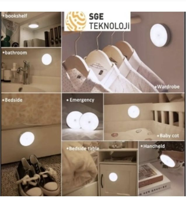 Преносима LED лампа ,със сензор за движение ,за шкаф