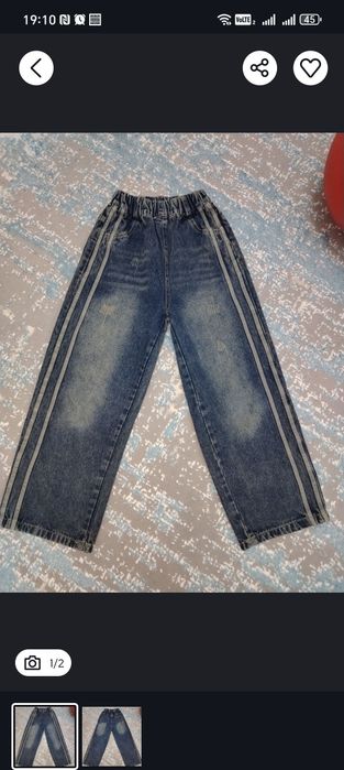 Новая джинсы на девочку