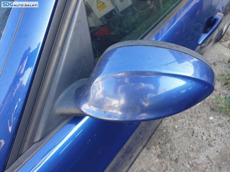 Oglinda Stanga Electrica Fara Pliere Rabatare BMW Seria 3 E90 E91 2004 - 2007 Culoare Montegoblau Metallic Toledoblau A51/5 [C0906]