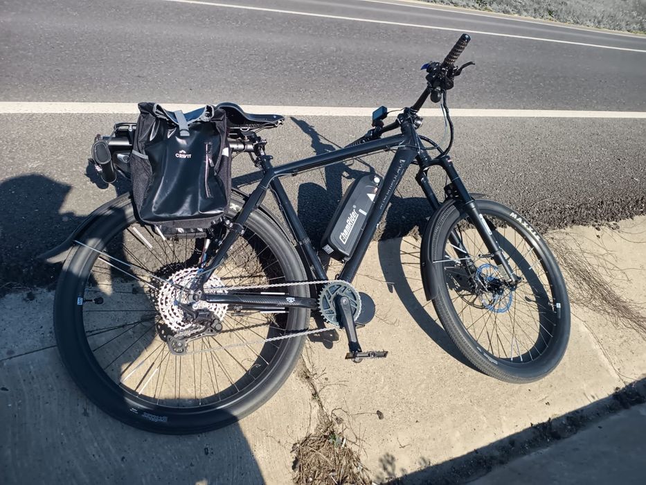 Biciclete electrice Cannondale Trail motor Bafang si una unicat