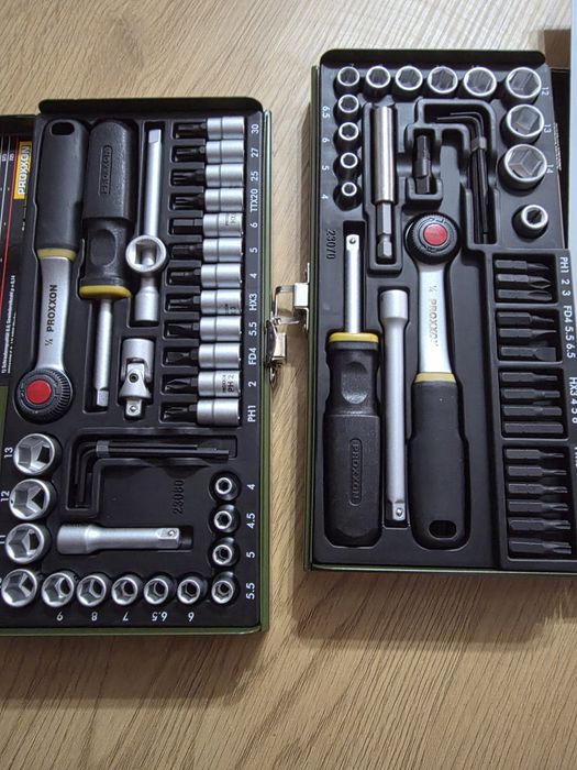 Trusa cu tubulare si biti Proxon