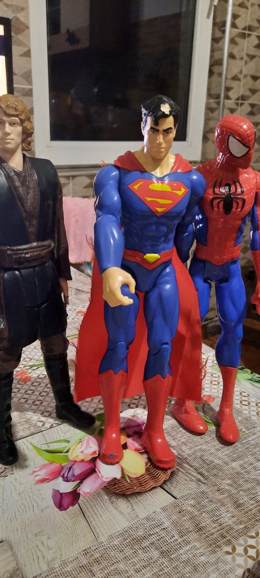 Figurine mari Spiderman Superman și  Star Wars