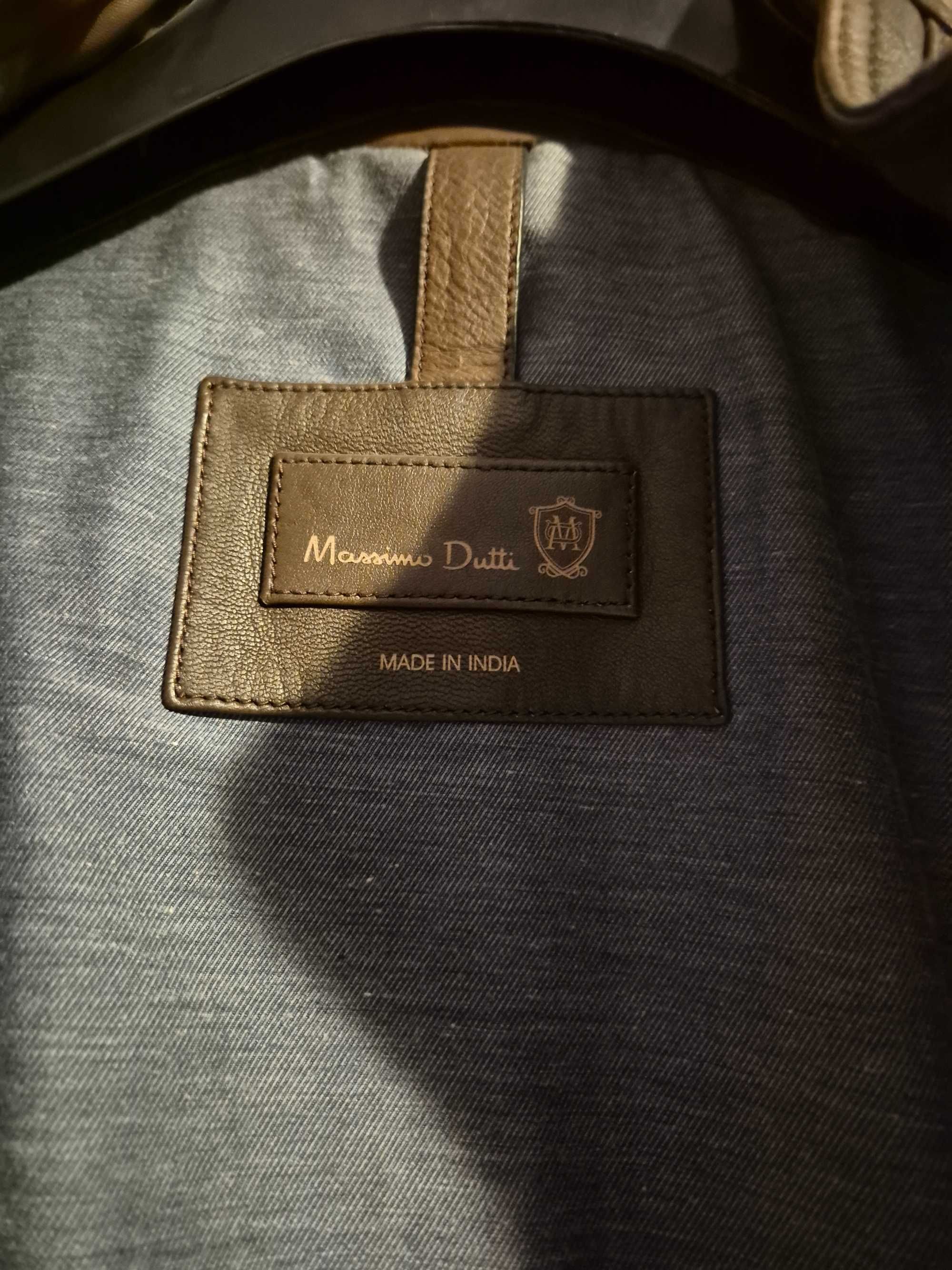 Geaca piele Massimo Dutti mărimea M