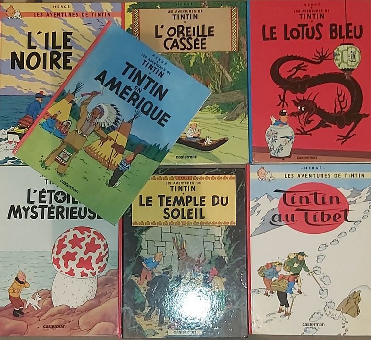 Carti vintage Les Aventures de TinTin