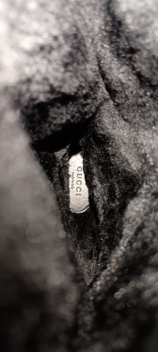 Gucci authentic Leather fur boots