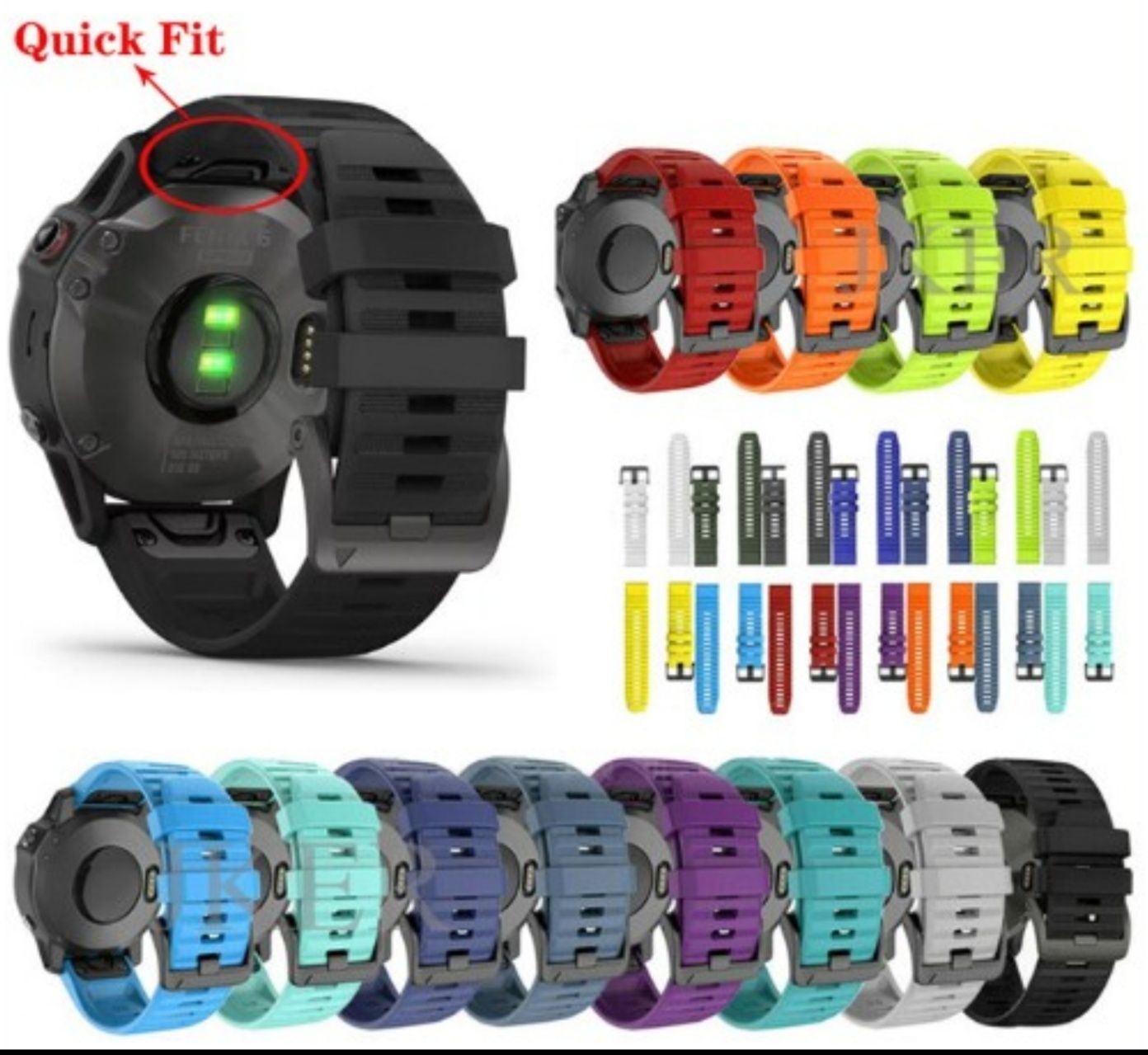 Garmin 6 X / 6X plus / 6X pro 26 mm/ Premium Силиконови каишки