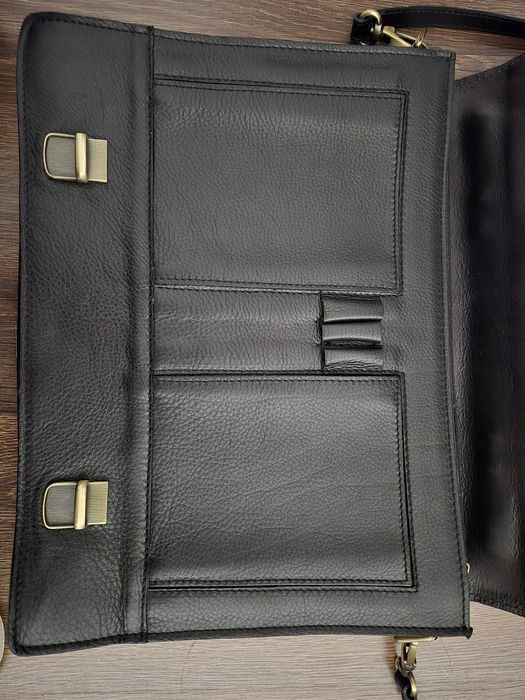 Geanta de umar de tip servieta-piele naturala (unisex)