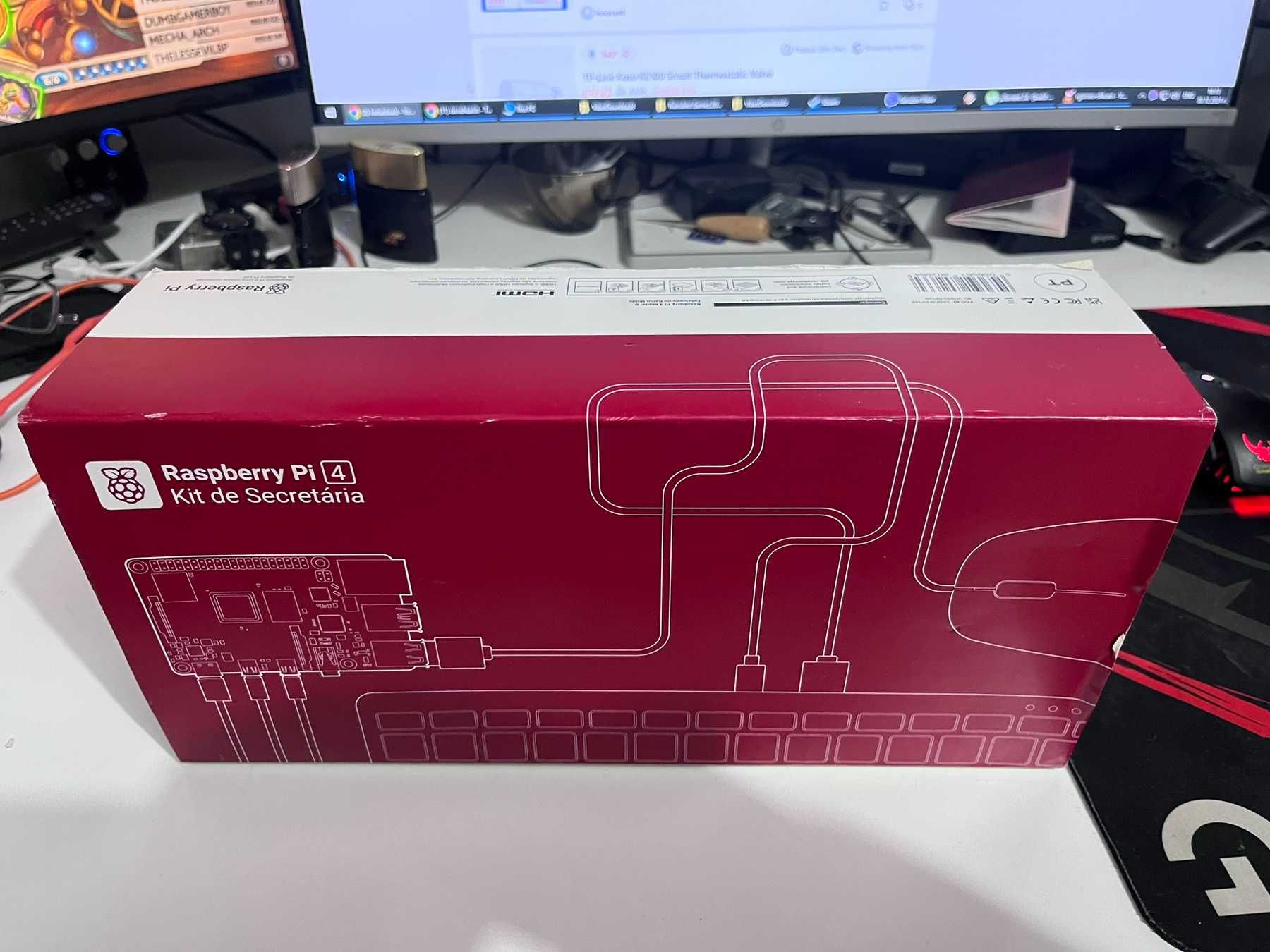 Нов комплект Raspberry Pi 4 Desktop Kit аксесоари