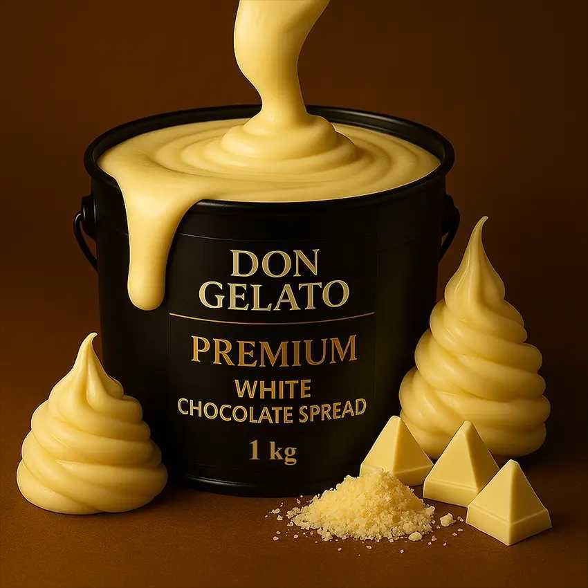 Бял течен шоколад Don Gelato Premium | 1 кг / 3 кг / 10 кг