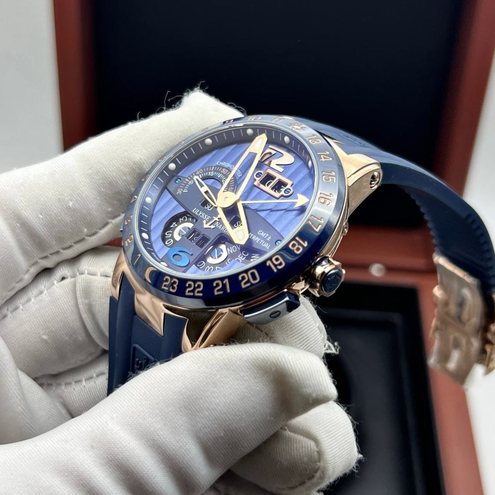 Ulysse Nardin Gmt perpetual blue dial