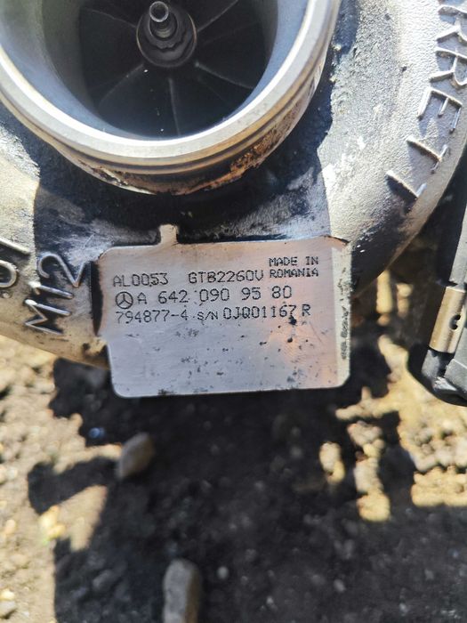 Турбо компресор Mercedes GTB2260V турбина Мерцедес 350cdi 3.0cdi ОМ642