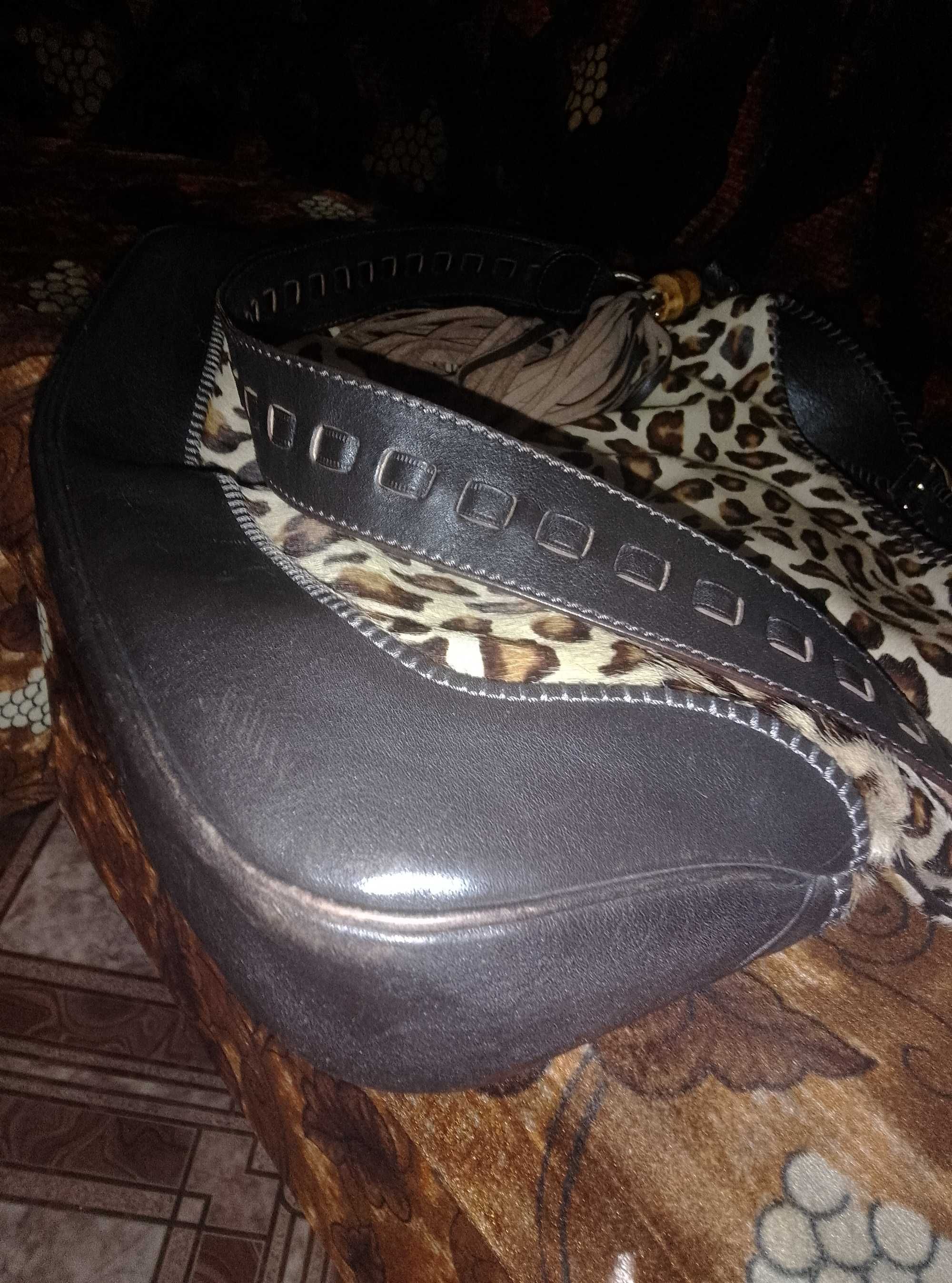 Дамска чанта Gucci Leopard