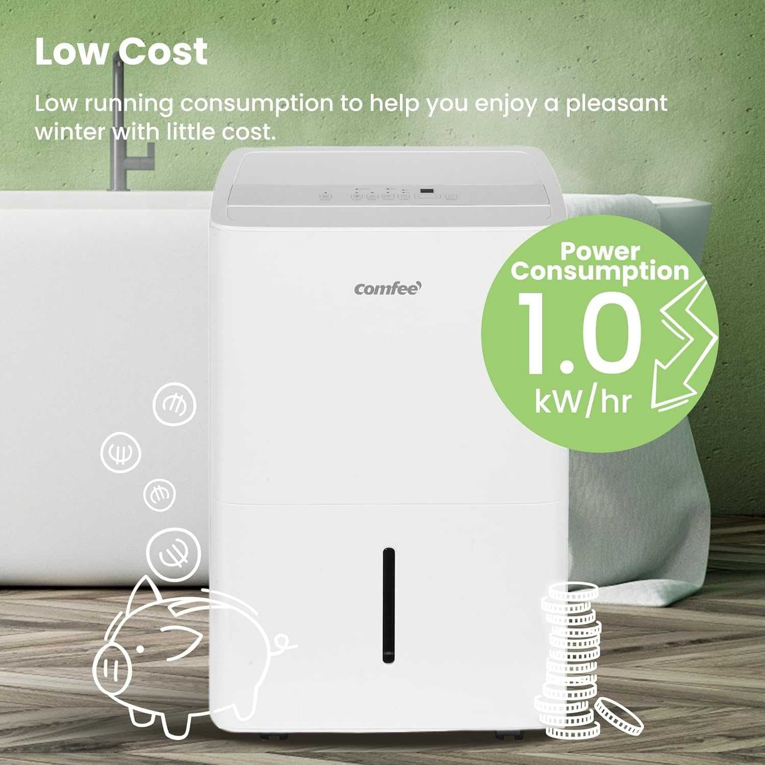 Влагоабсорбатор Comfee (MDDPE-50DEN7) 50L/ден / 116m2