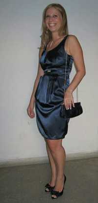 Rochie bleumarin 34