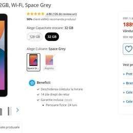 Apple Ipad 8(2020)+ Husa - Stare perfecta