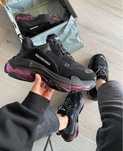 Balenciaga dama negru roz