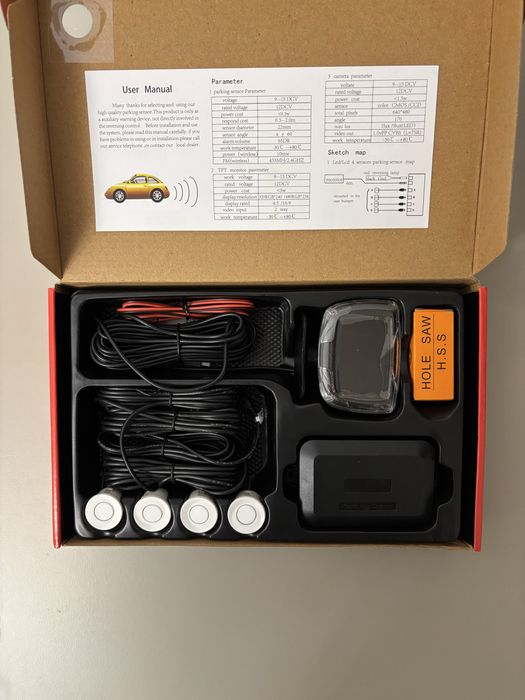 Senzori Parcare XtremeVision cu Display LCD S500