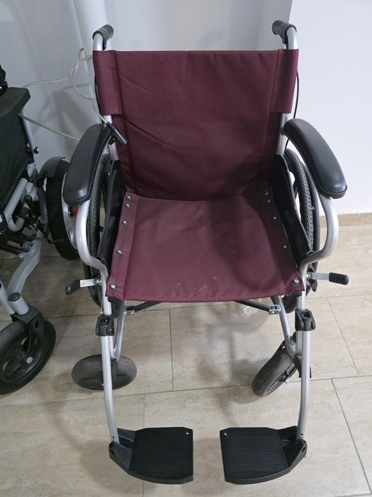 Cărucior pliabil scaun rotile, handicap