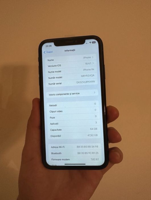 IPhone xr 64gb display schimbat