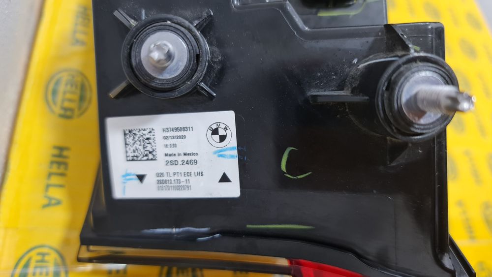 Lampa tripla stop led suport bara spate senzor portbagaj BMW 3 g20 m