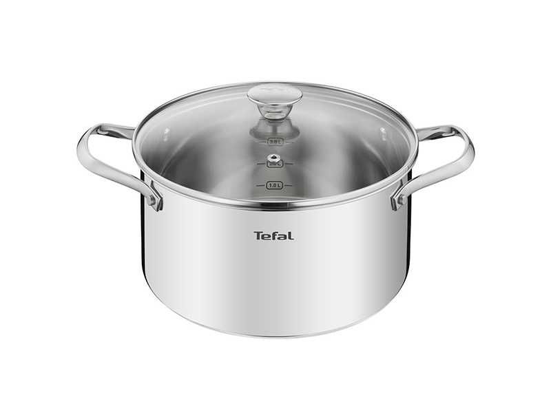 НОВИ! Tefal COOK EAT тенджера с капак, тиган и касерола 4 части