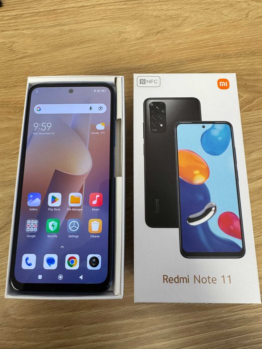 Xiaomi Redmi Note 11, 4gb ram, stocare 64gb + 32gb microsd, albastru