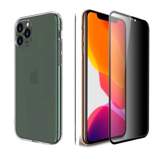 Iphone 12 13 14 PRO MAX Pack 360 Husa Silicon + Folie Sticla 11D / 6D