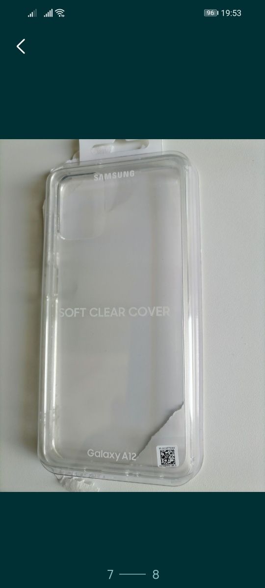 Vând husa silicon pentru Samsung A12 , produs nou nouț,calitate.