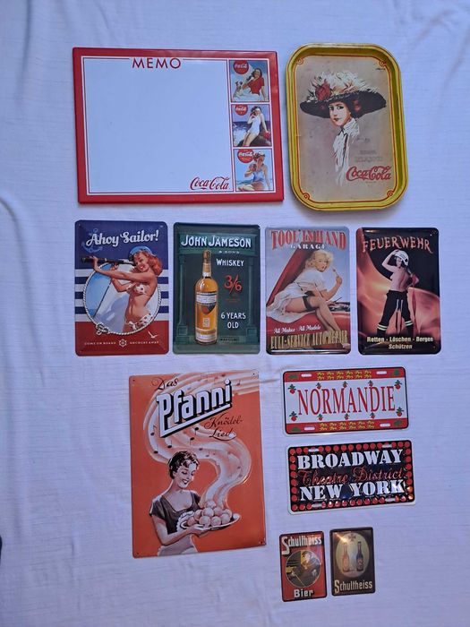 reclama tabla retro tablie metalica