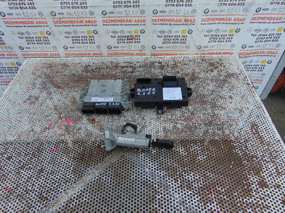 Kit pornire Peugeot Boxer 2.2 euro 5 Citroen Jumper ecu cip cheie calculator modul