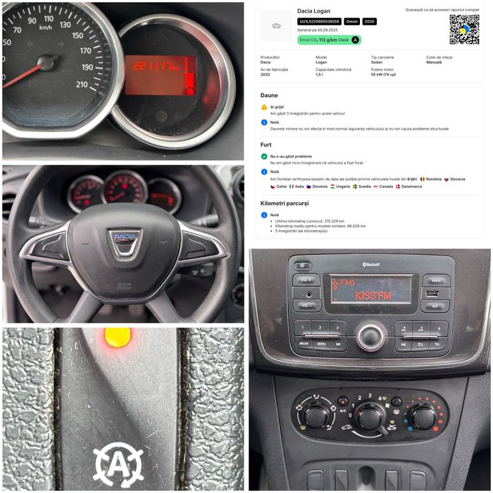 Vând Dacia Logan / 2020 / 1.5 DCi 75 CP / Euro 6 / Înmatriculat RO
