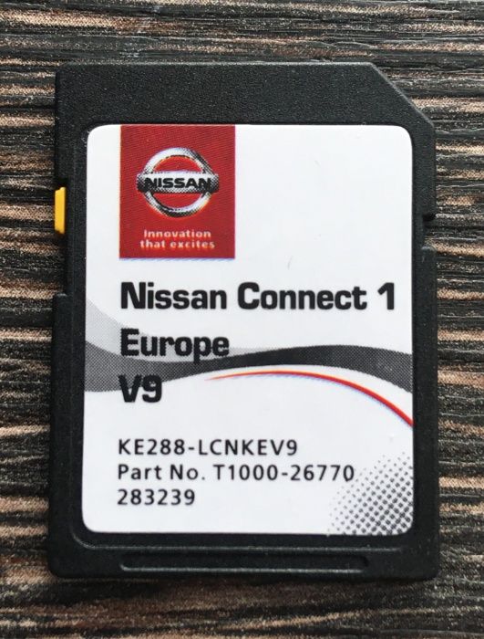 НОВО NISSAN Connect1 V11 MAPS SD CARD 2023г. сд карта Нисан Навигация