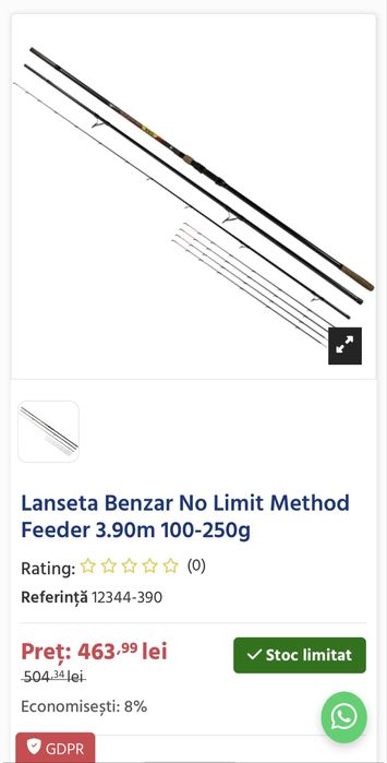 VAND URGENT LANSETA Benzar no limit 3.60