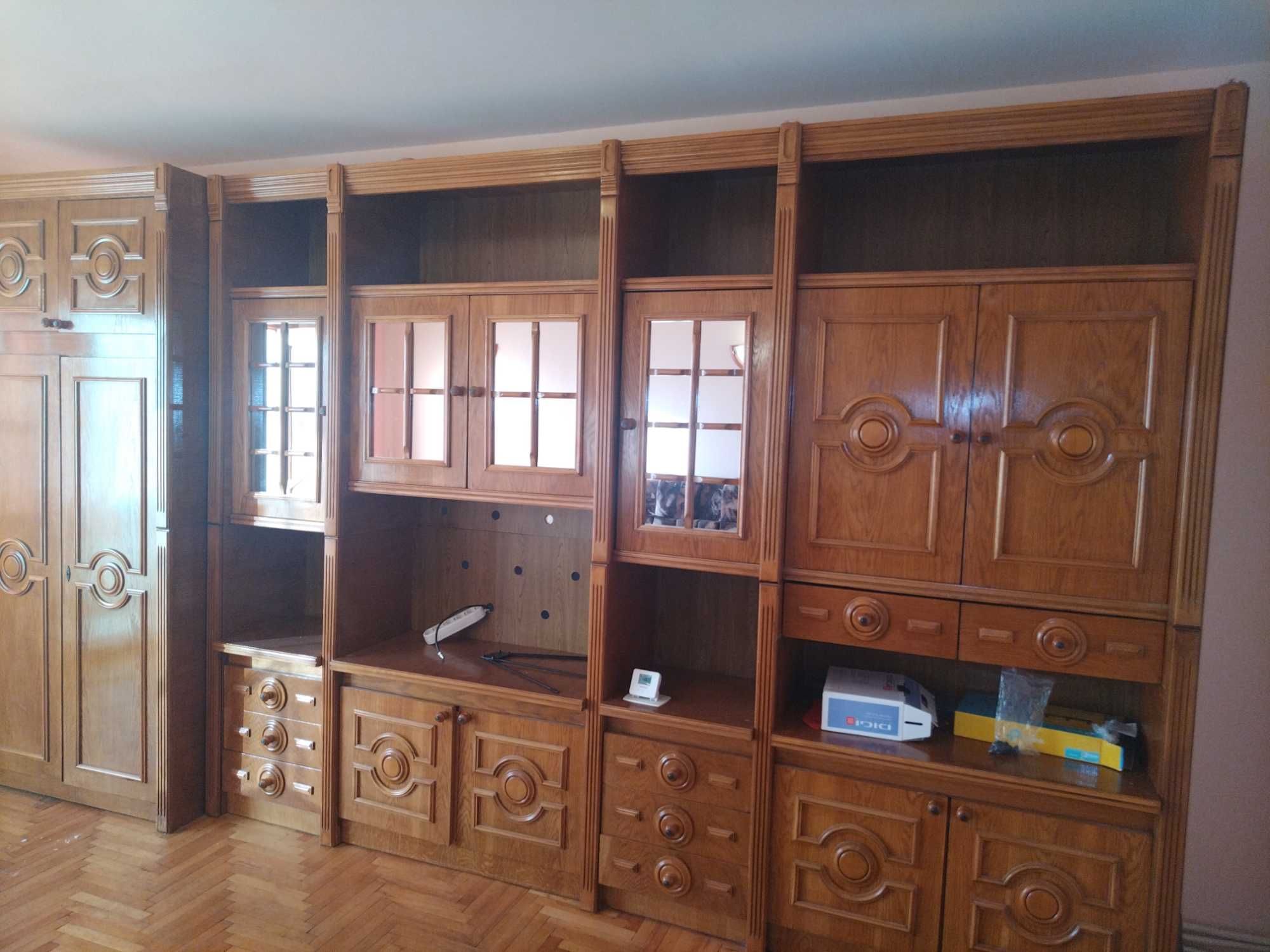 Vand mobila lemn masiv 5 uși de lemn