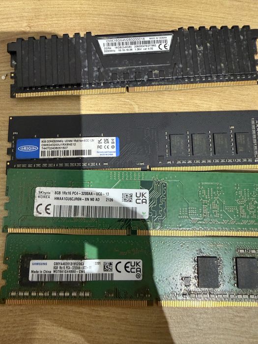 Ram ddr4 pc de 8 Gb 3200, 3000, 2666, 2400